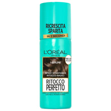 Carica l'immagine nel visualizzatore di Gallery, L'Oréal Paris Spray Ritocco Perfetto, Spray Istantaneo per Radici e Capelli Bianchi, Durata fino a 1 Shampoo, Colore: Br