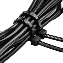Carica l'immagine nel visualizzatore di Gallery, Amazon Basics Fascette stringicavo regolabili, per la gestione di cavi, 100/120/150/200/300 mm, 500 unità, confezione da