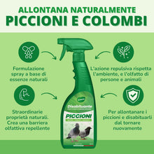 Carica l'immagine nel visualizzatore di Gallery, Gardemia Disabituante Anti Piccioni 750ml Spray Sgradito Azione Naturale Barriera Vegetale Che Disabitua da Balcone Casa