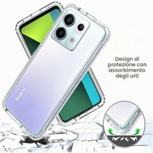 Carica l'immagine nel visualizzatore di Gallery, ISOI Cover per Xiaomi Redmi Note 13 Pro 5G, Custodia Trasparente Doppia Integrata, 360 Gradi Full Body Protezione, Silic