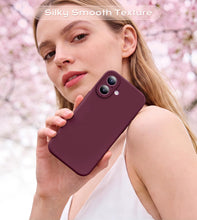 Carica l'immagine nel visualizzatore di Gallery, Qasyfanc Cover per iPhone 16 Silicone Liquido, Borgogna