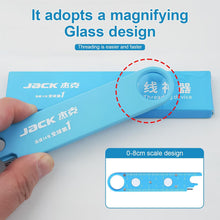Carica l'immagine nel visualizzatore di Gallery, Jack Quick Threader, strumento 3 in 1 per infila ago per macchina da cucire, accessori da cucito per abbigliamento, trapuntatura e sartoria