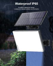 Carica l'immagine nel visualizzatore di Gallery, SIGRILL Faretti Solari a LED da Esterno, 172 LED Luce Solare LED Esterno con Sensore di Movimento, IP65 Impermeabile Luc