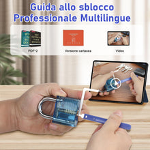 Carica l'immagine nel visualizzatore di Gallery, Diyife Set Grimaldelli, 36 Pcs,con 4 Trasparente Serratura