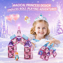 Carica l'immagine nel visualizzatore di Gallery, Costruzioni Magnetiche per Bambini 43 Pezzi, Magneti Bambini Giochi Bambina 3 4 5 6 Anni Blocchi Magnetic Tiles Building