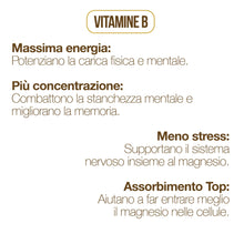 Carica l'immagine nel visualizzatore di Gallery, Magnesio Bisglicinato 120 Capsule con Vitamine B1, B5, B6 per Stanchezza