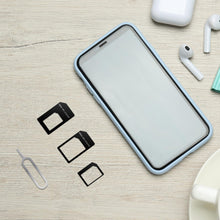 Carica l'immagine nel visualizzatore di Gallery, Adattatore per Scheda SIM Set 4 IN 1, Adattatore compatibile con NANO SIM, per Micro SIM scheda per Standard scheda + GR