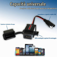 Carica l'immagine nel visualizzatore di Gallery, MOTOPOWER MP0609A 3.1Amp Moto USB Charger Kit per Telefono, GPS o Sport Camera