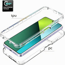 Carica l'immagine nel visualizzatore di Gallery, ISOI Cover per Xiaomi Redmi Note 13 Pro 5G, Custodia Trasparente Doppia Integrata, 360 Gradi Full Body Protezione, Silic