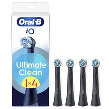 Carica l'immagine nel visualizzatore di Gallery, Oral-B Testine di Ricambio iO Ultimate Clean, Nere, 4 Ricambi