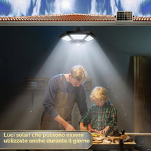 Carica l'immagine nel visualizzatore di Gallery, yowin Lampada Solare da Esterno ed Interno 180 LED Lampada
