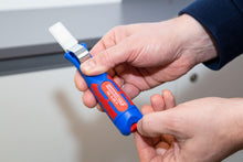 Carica l'immagine nel visualizzatore di Gallery, WEICON TOOLS Coltello per Cavi No. 4-28 H, Strumento di Spelatura per Cavi da 4 a 28 mm, con Lama a Uncino, Made in Germ