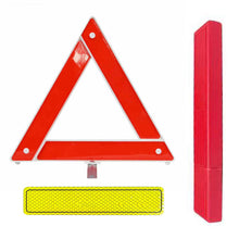 Carica l'immagine nel visualizzatore di Gallery, Triangoli Di Segnalazione Per Auto Triangolo D'Emergenza Emergenza Auto Pieghevole Inscatolato Pieghevole Per Automobile