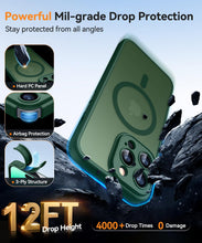 Carica l'immagine nel visualizzatore di Gallery, CANSHN Cover Magnetica per iPhone 14 Pro(6,1 Pollici), Compatibile con MagSafe, [Protezione Completa Della Fotocamera], 