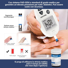 Carica l'immagine nel visualizzatore di Gallery, Sinocare Strisce Glicemia per Safe Accu, 50 Striscette Senza Lancette