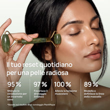 Carica l'immagine nel visualizzatore di Gallery, PLANTIFIQUE Rullo Giada Viso e Gua Sha - Kit Skincare Face Roll Massager