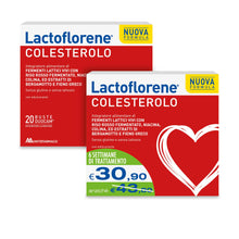 Carica l'immagine nel visualizzatore di Gallery, Lactoflorene Colesterolo, Integratore per il Controllo del Colesterolo, con Monacolina K, Probiotici e Bergamotto, 2 Pac