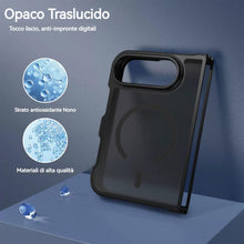 Carica l'immagine nel visualizzatore di Gallery, FAOMSEBS Cover per iPhone Duo, Traslucida Magnetica