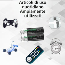 Carica l'immagine nel visualizzatore di Gallery, Batterie AA 12 pezzi, Mignon LR6 AA 1,5 V, potenza duratura, ad alte prestazioni, alcaline, possono essere utilizzate pe