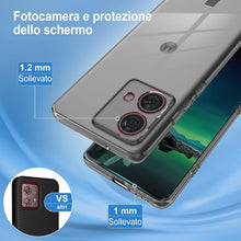Carica l'immagine nel visualizzatore di Gallery, Captor Cover Trasparente per Motorola Moto G84 5G, Custodia TPU in Silicone Flessibile Morbida e Sottile, Alta Qualità c