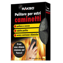 Carica l'immagine nel visualizzatore di Gallery, RAKSO Pulitore per vetri e caminetti e stufe Spugna – Pulitore caminetti – stufe e pulitore per vetri caminetti – 2 pezz