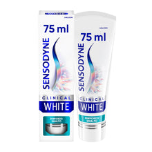 Carica l'immagine nel visualizzatore di Gallery, Sensodyne Clinical White Rinforzo Smalto, Dentifricio Sbiancante, 75 ml
