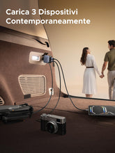 Carica l'immagine nel visualizzatore di Gallery, UGREEN Nexode 60W Caricatore Auto USB C Retrattile Accendisigari USB C 30W