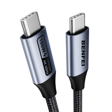 Carica l'immagine nel visualizzatore di Gallery, BENFEI Cavo USB C Supporta Video 4K@60Hz,100W 20V/5A PD Ricarica rapida,10Gbps Cavo USB Type C 3.2 Gen2 per iPhone 15 Pl