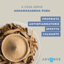 Carica l'immagine nel visualizzatore di Gallery, +Watt Ashwagandha Pura - Estratto secco di Ashwagandha KSM-66® - 60 capsule