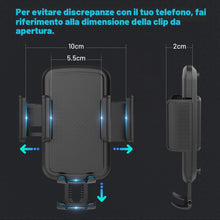 Carica l'immagine nel visualizzatore di Gallery, SEEKONE Supporto Universale per Cellulare per Auto, Portabevande per Smartphone, per Auto, Adatto a tutti gli smartphone