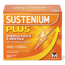 Carica l'immagine nel visualizzatore di Gallery, Sustenium Plus, lntegratore Multivitaminico con Creatina, Energia, 36 Buste