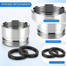 Carica l'immagine nel visualizzatore di Gallery, Zocipro 10Pcs Kit Adattatori per Rubinetto in Ottone, Adattatore Filettato