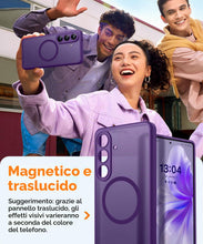 Carica l'immagine nel visualizzatore di Gallery, CANSHN Magnetica Cover per Samsung Galaxy S26 Plus (6.7 Pollici), [Protezione Completa Della Fotocamera] Custodia Traslu