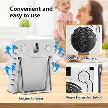 Carica l'immagine nel visualizzatore di Gallery, Termometro igrometro interno Mini LCD digitale termometro da camera con display Smiley per camera dei bambini, soggiorno