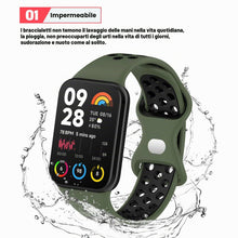Carica l'immagine nel visualizzatore di Gallery, BDIG 2 Pezzi Cinturino Compatibile con Xiaomi Redmi Watch 6/5/4 &amp; Xiaomi Mi Band 10 Pro/9 Pro/8 Pro, Cinturino Sportivi 