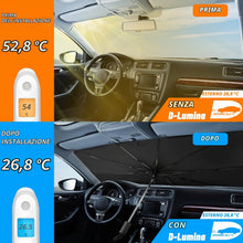 Carica l'immagine nel visualizzatore di Gallery, D-Lumina Parasole Auto Ombrello Accessori Auto Parasole Auto (S-125×65cm)