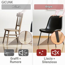 Carica l'immagine nel visualizzatore di Gallery, GICUNK 88 Pezzi Feltrini per Sedie, Gommini per Sedie, Marrone