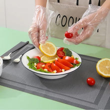 Carica l'immagine nel visualizzatore di Gallery, 300 pcs Guanti in plastica trasparente monouso guanti trasparenti per la cucina la pulizia la colorazione dei capelli