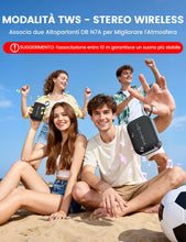 Carica l'immagine nel visualizzatore di Gallery, UOHHBOE Cassa Bluetooth 6.0 Portatile 20W con TWS Stereo, IPX5 e 24H