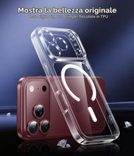 Carica l'immagine nel visualizzatore di Gallery, Qasyfanc Magnetica Cover per iPhone 18 Pro,Trasparente