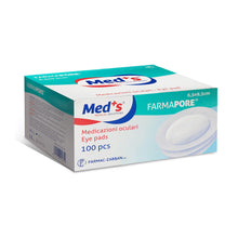 Carica l'immagine nel visualizzatore di Gallery, MEDICALMONO - 100 MEDICAZIONI OCULARI STERILI ADESIVE CON TAMPONE ANTIADERENTE FARMAPORE
