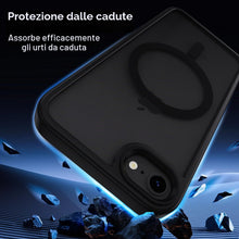 Carica l'immagine nel visualizzatore di Gallery, XTCASE Cover Magnetica per iPhone 7/8/SE 2020/2022 Traslucida Opaca, Nero