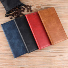 Carica l'immagine nel visualizzatore di Gallery, LEYAN Cover per Motorola Moto E7 Plus, Custodia Folio in Pelle Flip Wallet Libro Case con Portafoglio, Premium PU/TPU Ma