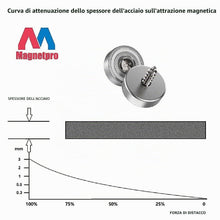 Carica l'immagine nel visualizzatore di Gallery, Magnetpro 6 pezzi Magneti al Neodimio Forza di 10 KG Misurare 20x7 mm