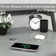 Carica l'immagine nel visualizzatore di Gallery, Caricatore wireless per iphone Magnetico, Base di Ricarica Wireless Rapida per iPhone 18 Pro Max/Duo/17/16/15/14/13/12 e