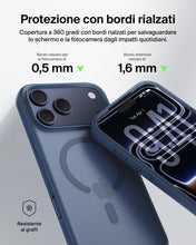Carica l'immagine nel visualizzatore di Gallery, Belkin SheerForce Grip Cover per iPhone 17 Pro Max Compatibile con MagSafe, Design Sottile con Linee Laterali Antiscivol