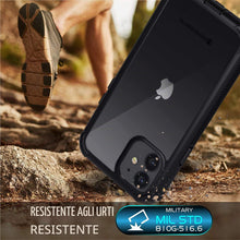 Carica l'immagine nel visualizzatore di Gallery, seacosmo Cover per iPhone 12/12 Pro, Custodia Rugged Antiurto 360 Gradi con Protezione Schermo Integrata, Case Doppia Fa