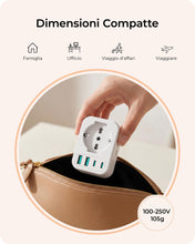 Carica l'immagine nel visualizzatore di Gallery, LENCENT Presa Multipla con USB, 7-IN -1 Multipresa Salvaspazio con