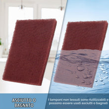 Carica l'immagine nel visualizzatore di Gallery, BokWin 6 pezzi 3M Scotch Brite 7447 di grado molto fine per uso generico, 200 x 125 mm, rosso