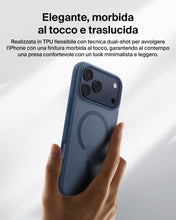 Carica l'immagine nel visualizzatore di Gallery, Belkin SheerForce Grip Cover per iPhone 17 Pro Max Compatibile con MagSafe, Design Sottile con Linee Laterali Antiscivol